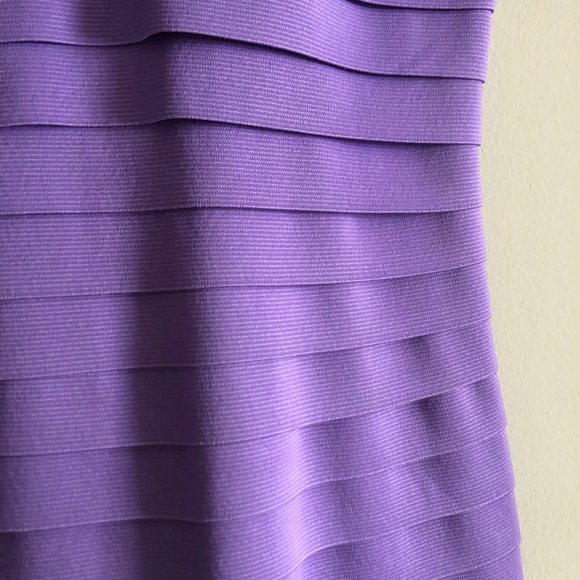 SHERRI HILL PURPLE DRESS EVENING PROM - Picture 7 of 11